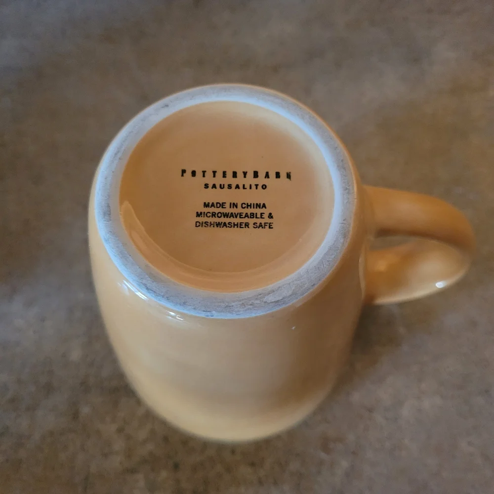Pottery Barn Amber Mug